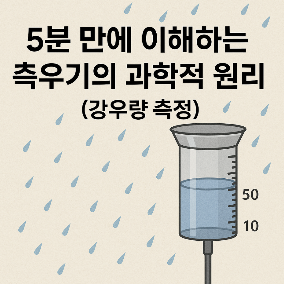5분 만에 이해하는 측우기의 과학적 원리 (강우량 측정)