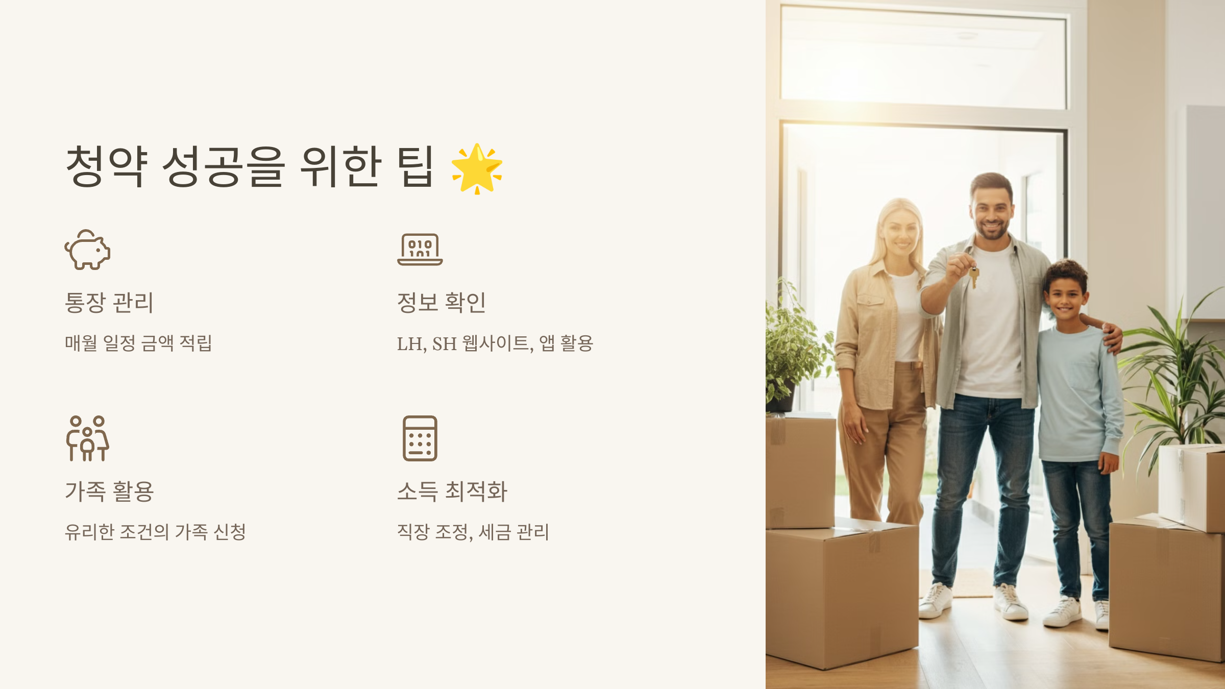 청약 성공을 위한 팁
