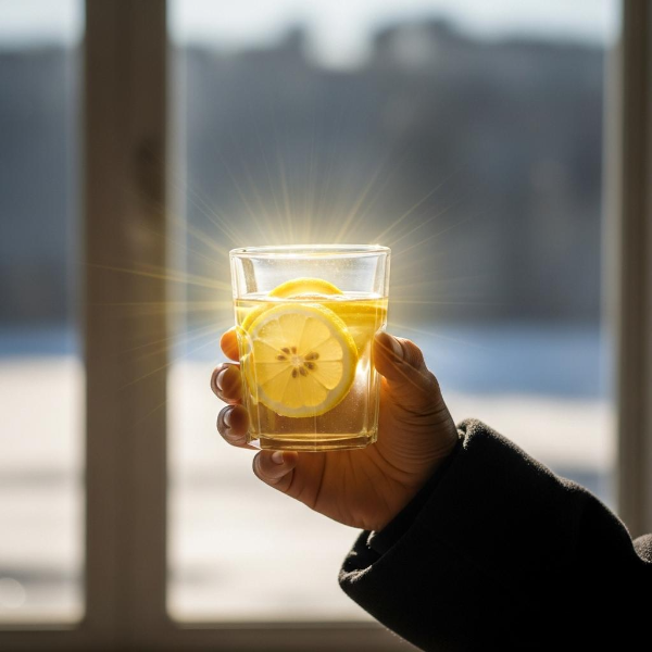 레몬물 효능 겨울철 면역력 강화 섭취법