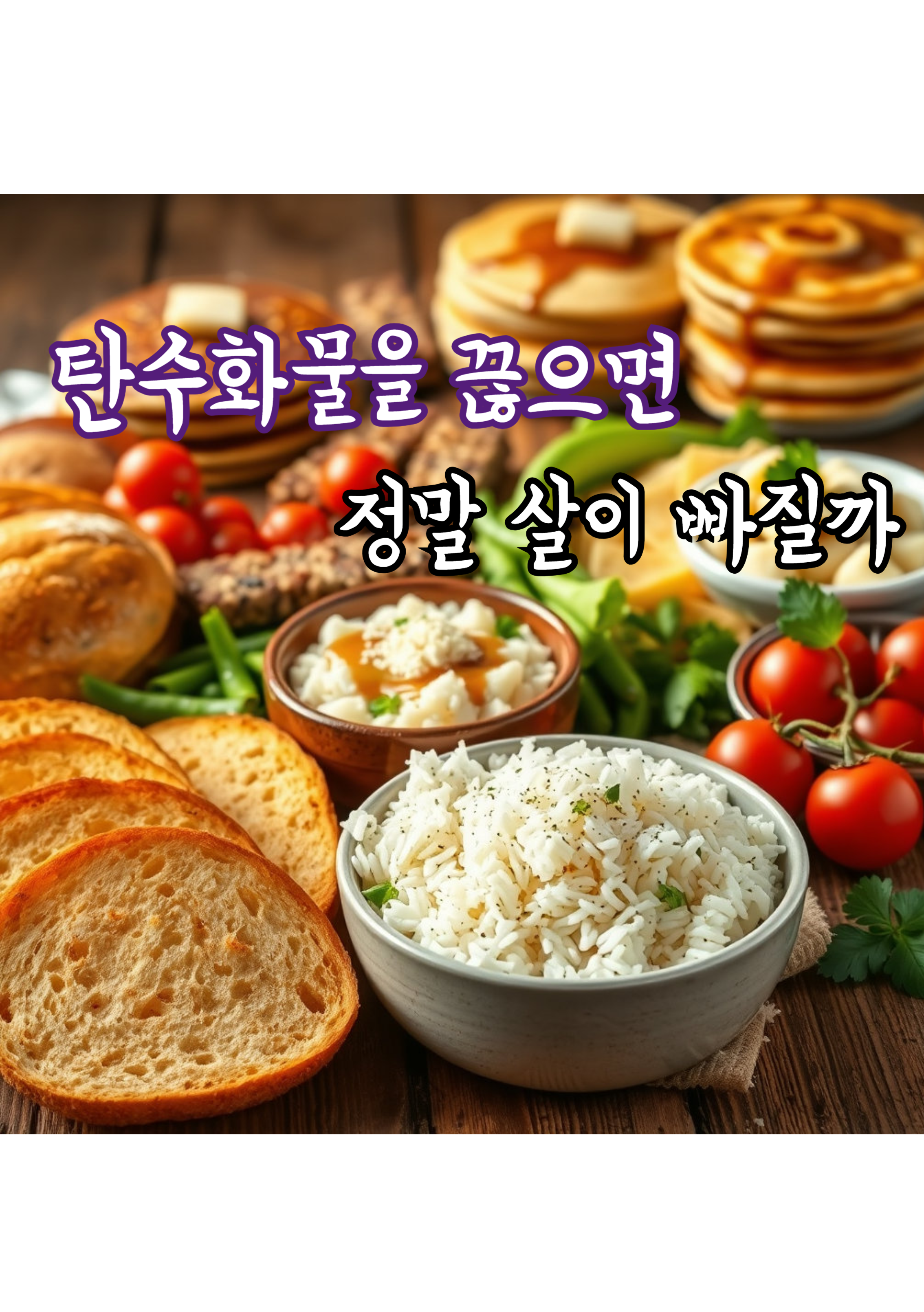 1.탄수화물을 끊으면 정말 살이 빠질까?