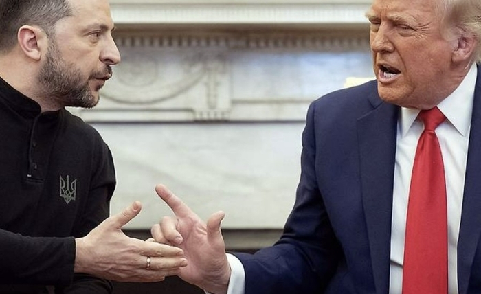 젤린스키와 트럼프 대통령