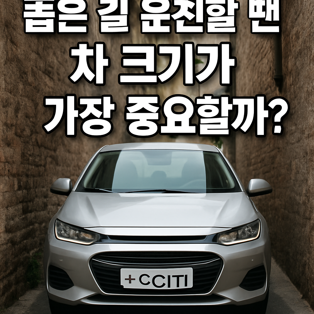 좁은 길 운전