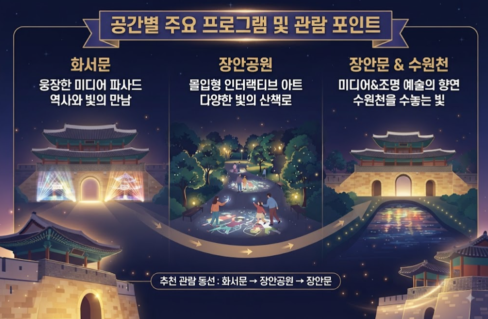 수원화성 미디어아트 시간표