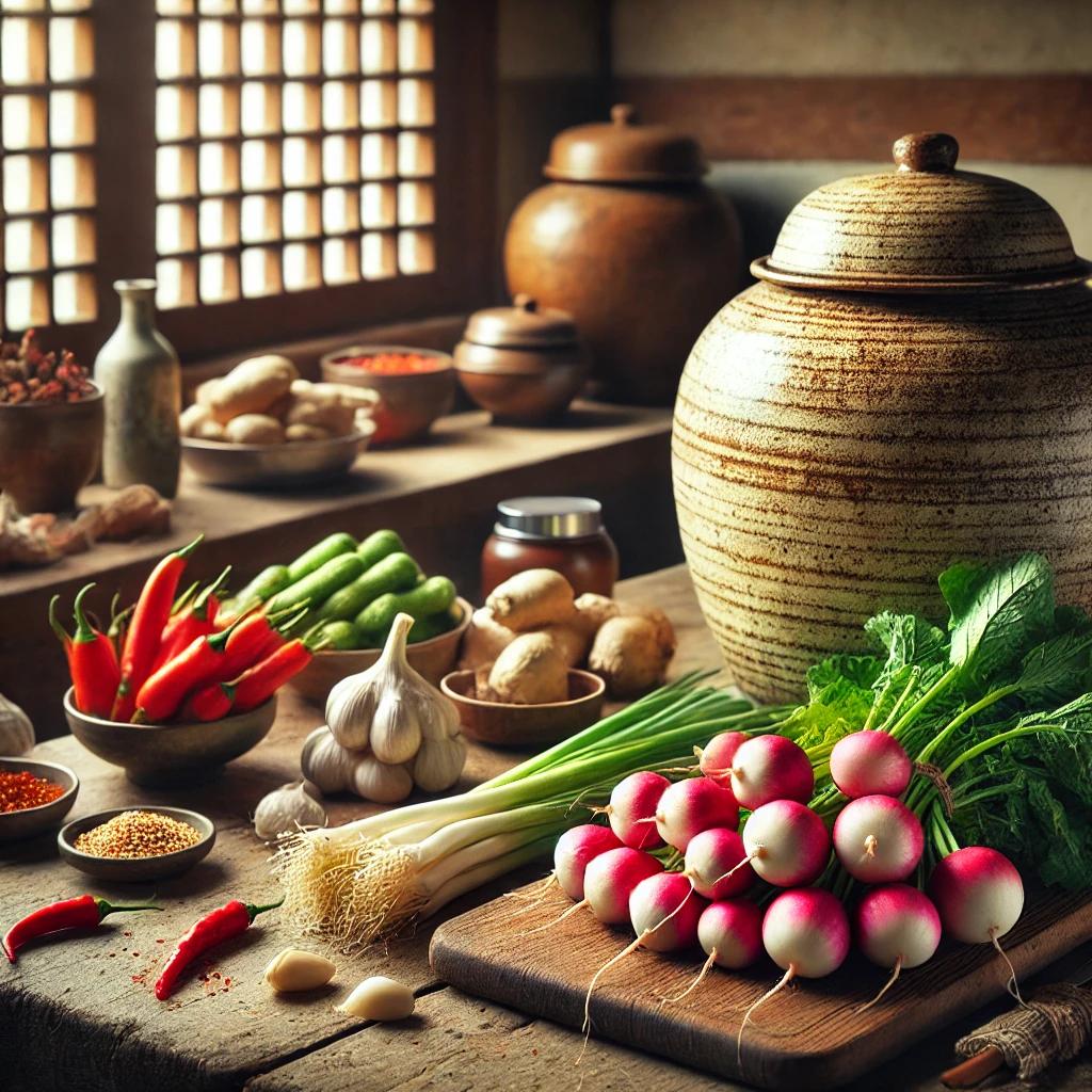 동치미담는시기