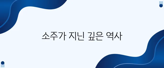 소주의 진정한 의미는 무엇일까?