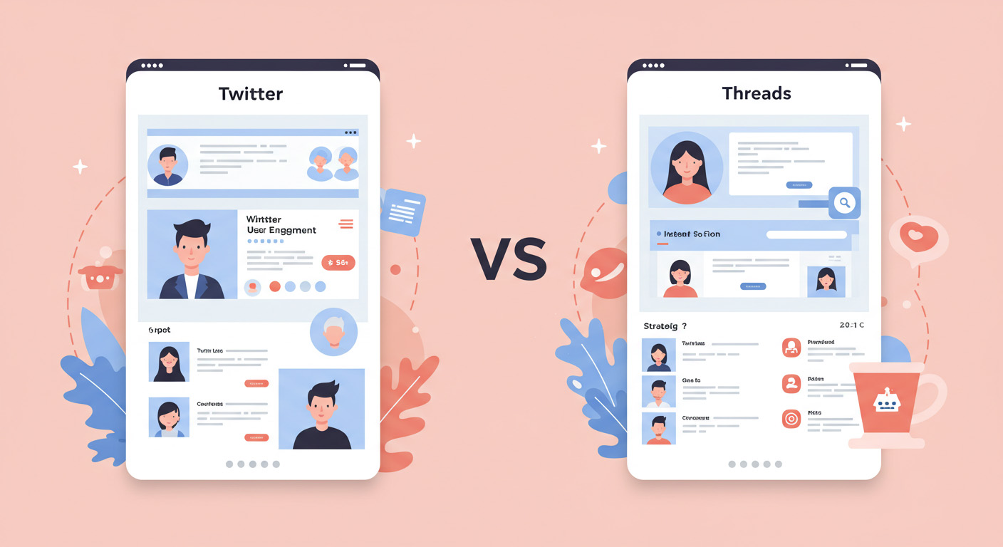 스레드는 트위터 대체될까?- 둘의 차이점과 활용 전략 비교 분석 (2025 비교 분석)