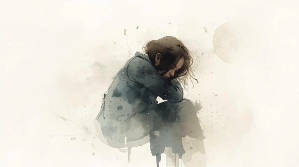 ISTJ 성인은 감정을 쉽게 드러내지 않습니다. 겉으로는 담담하고 차분해 보여도, 속에서는 깊은 자기비난과 허무가 차오릅니다에 관한 그림