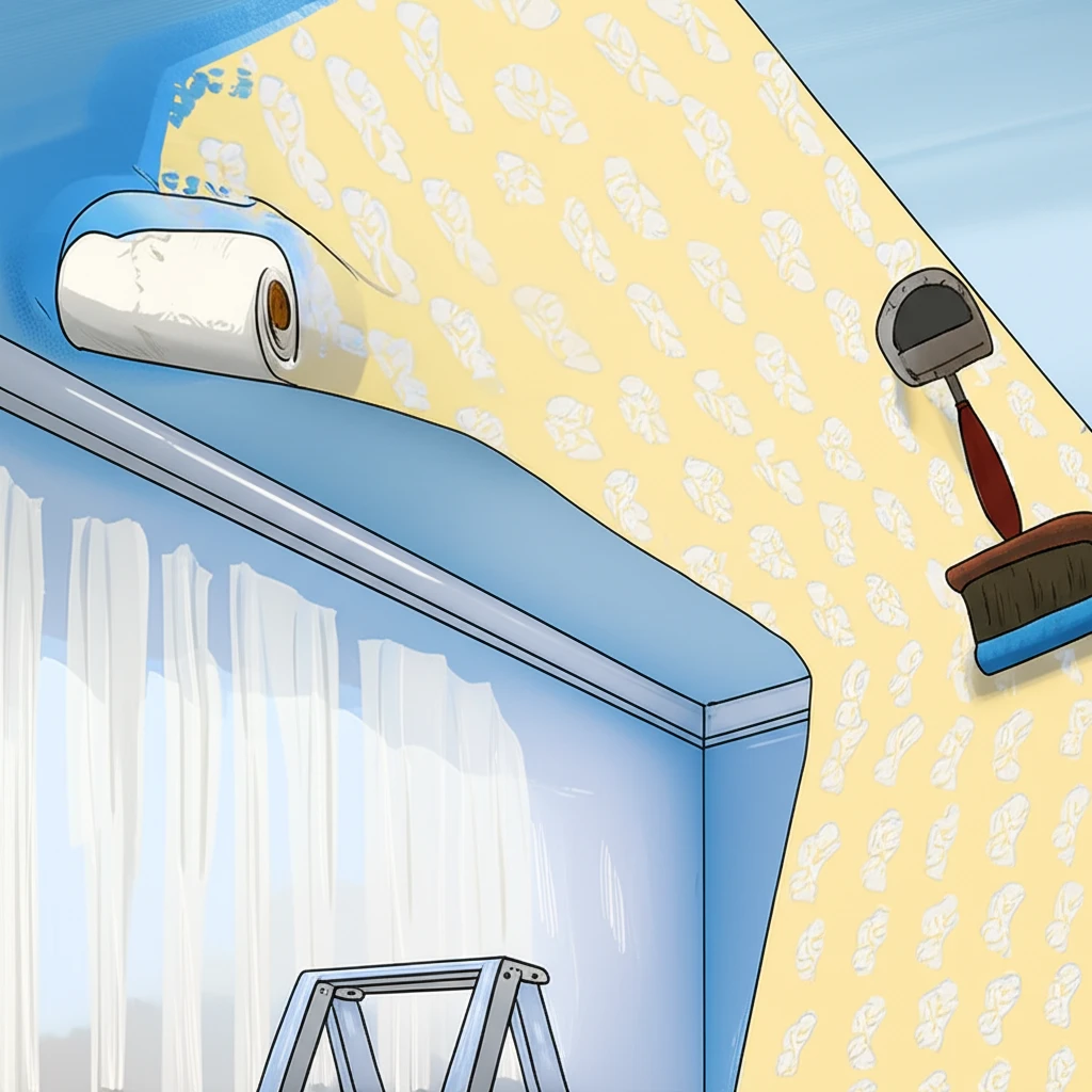 벽면 상태가 중요! 초보 셀프 도배