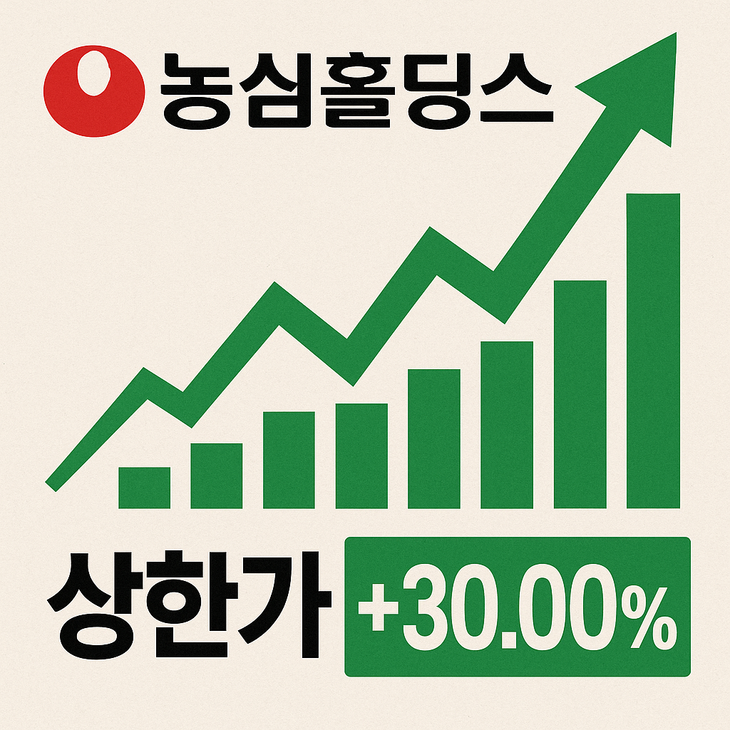 농심홀딩스 상한가
