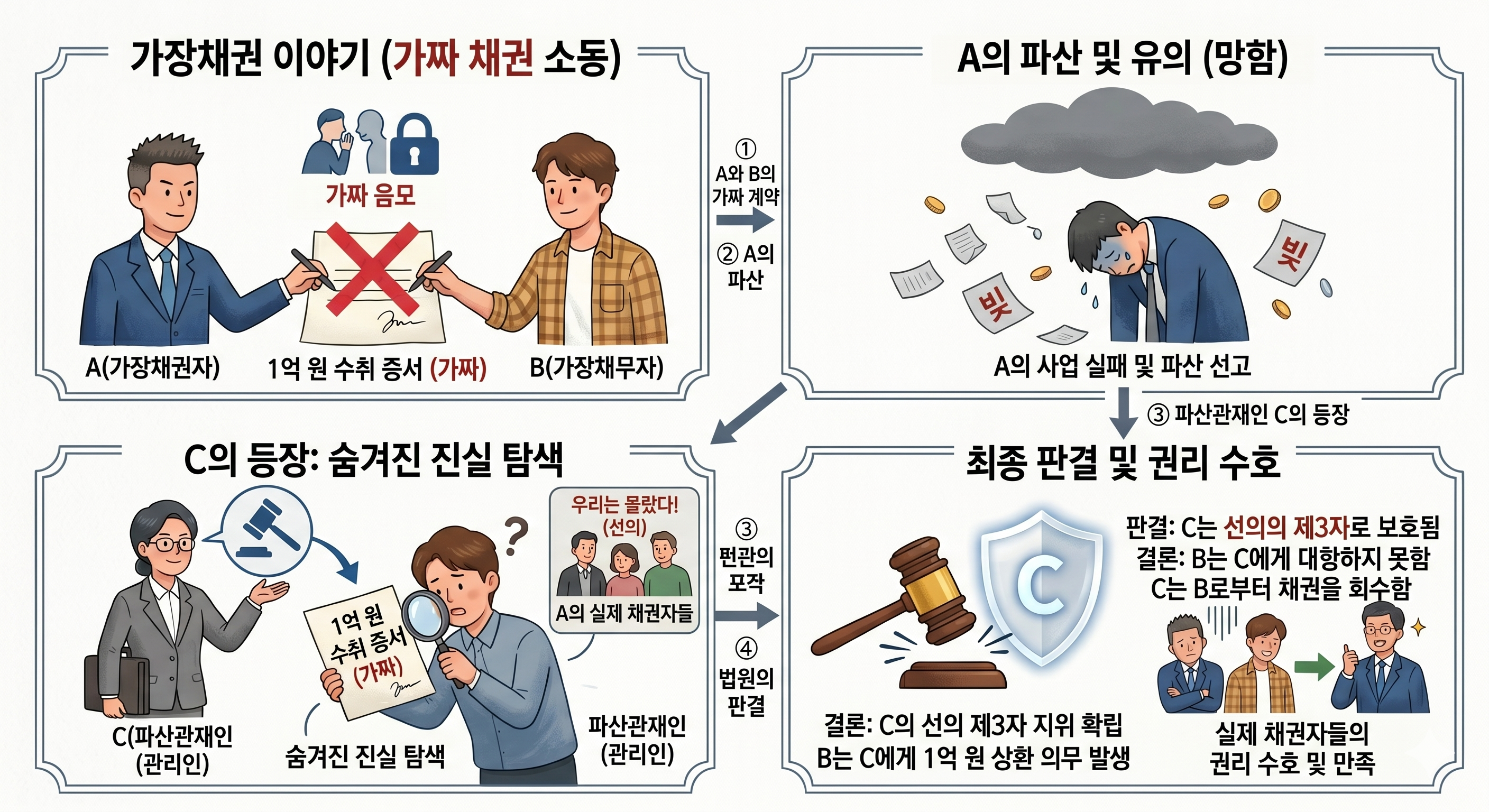 파산관재인, 민법, 선의의 제3자