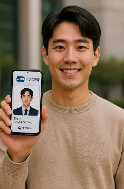 모바일 주민등록증 발급
