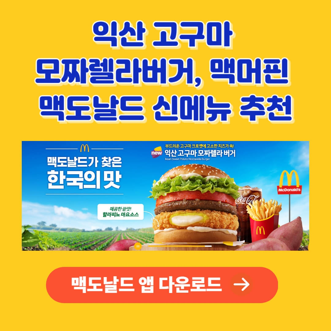 애플 맥도날드 앱 다운로드 바로가기