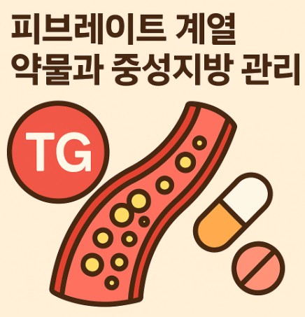 피브레이트(Fibrate) 계열 약물과 중성지방 관리 사진
