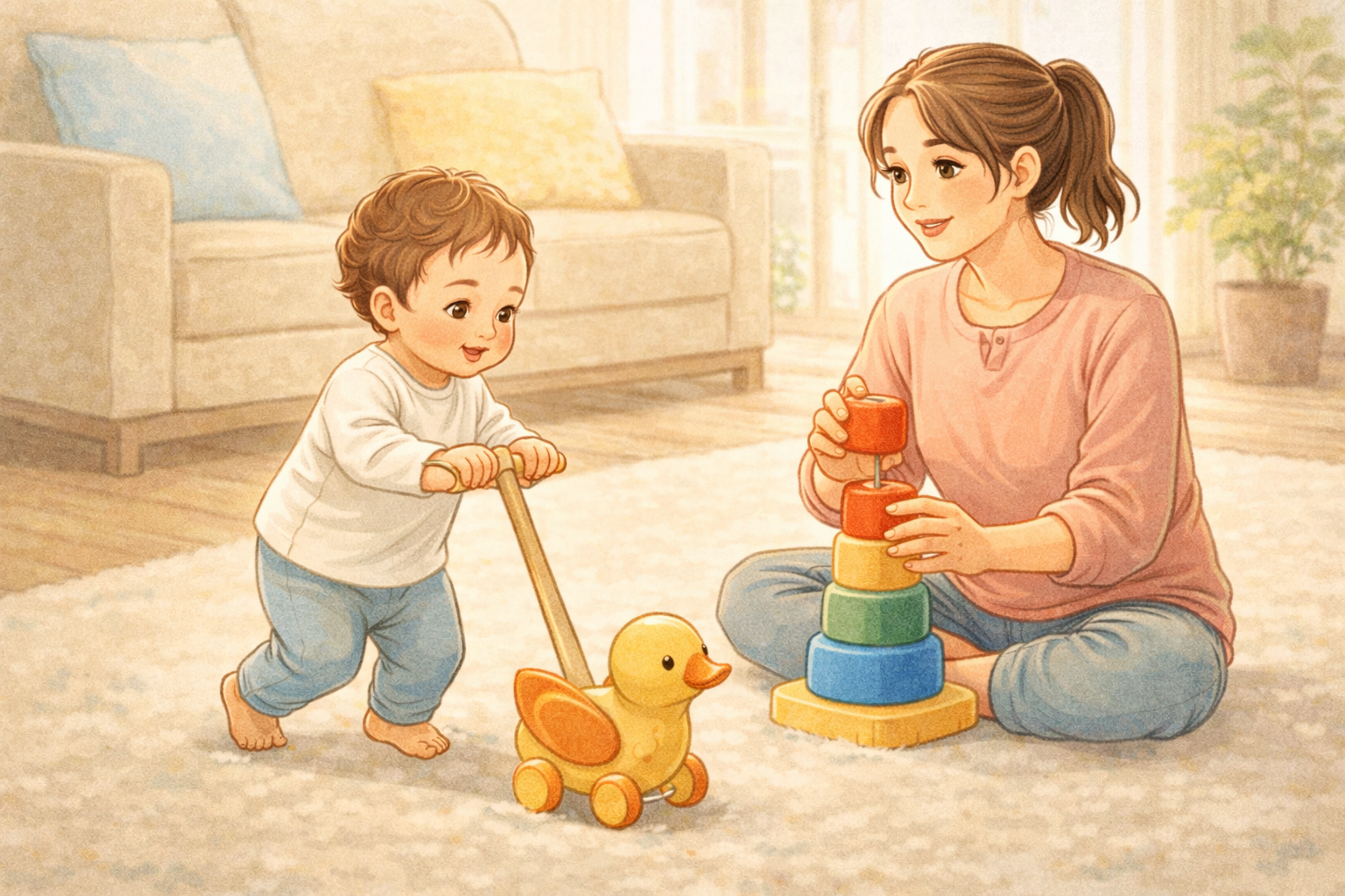 1년 아기 발달에 맞춘 안전한 첫 장난감 고르는 법