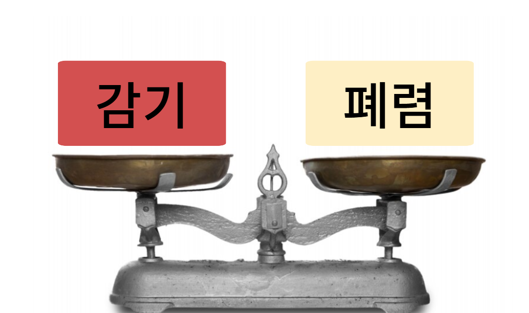 어린이 폐렴 초기 증상과 감기 차이