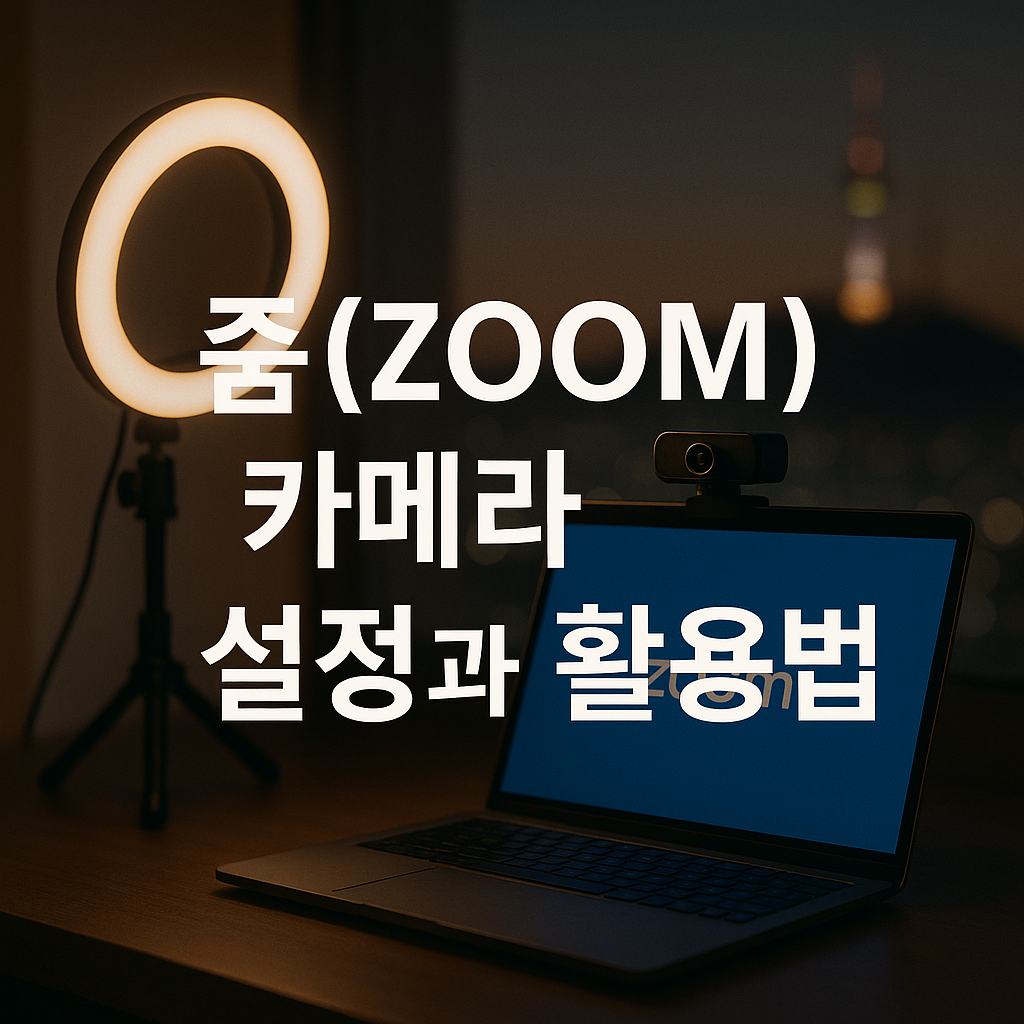 줌(ZOOM) 카메라 설정과 활용법