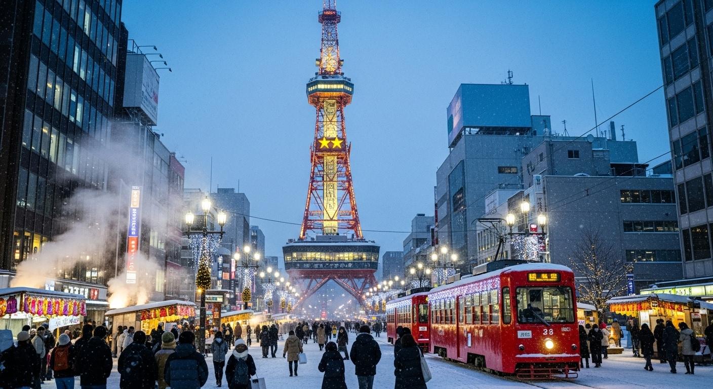 겨울 삿포로 여행 비용