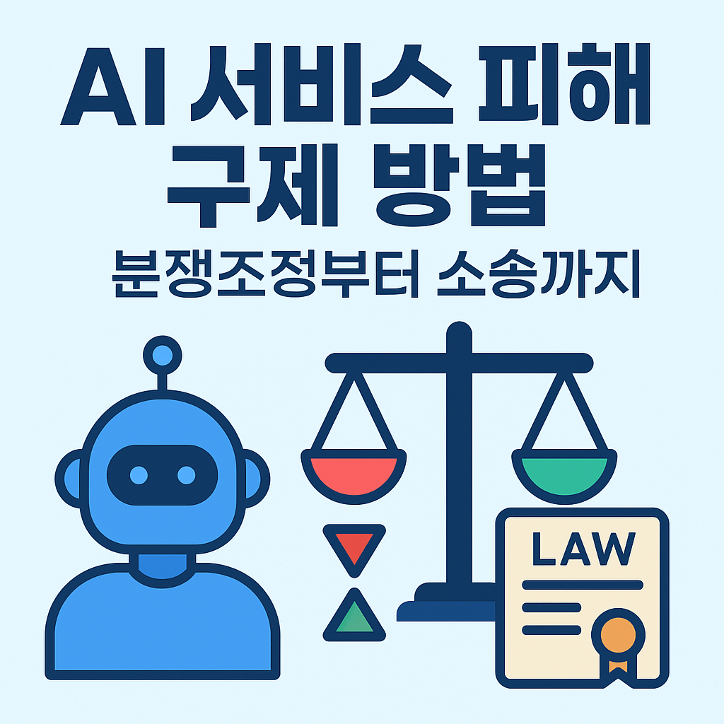 한국 AI 서비스 피해 구제 방법