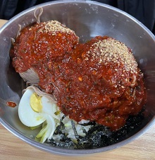 꼽배기막국수-실비막국수