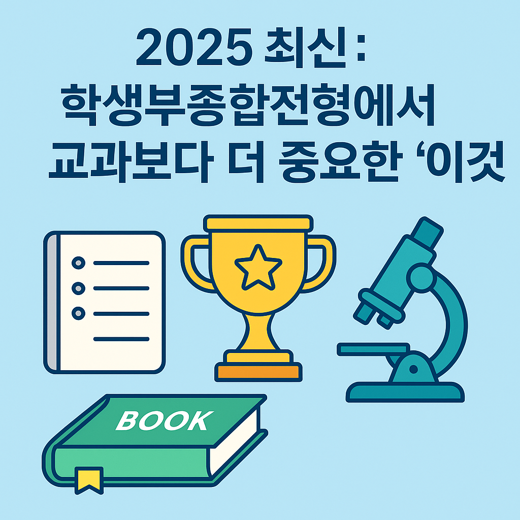 [2025 최신] 학생부종합전형, 성적보다 더 중요한 '이것'이 당락 가른다!