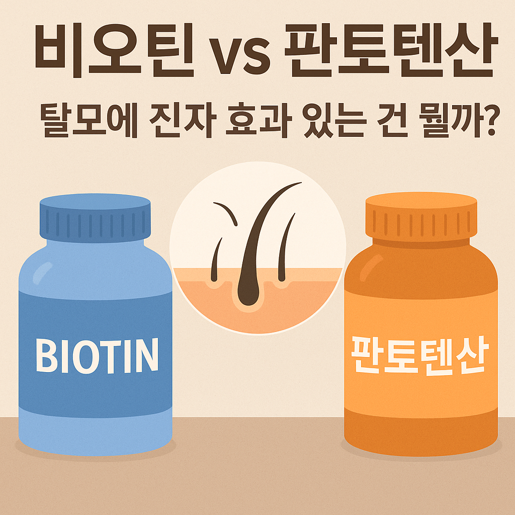 비오틴? 판토텐산? 탈모에 진짜 도움 되는 건 따로 있다