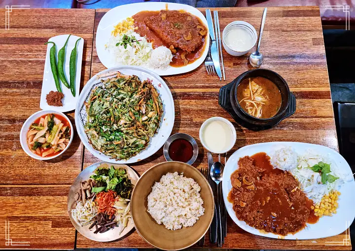 진심 가득 건강 담은 맛 남산 명동 맛집 추천 생방송투데이 왕돈가스 산채 비빔밥 오늘방송 떴다 동네방네