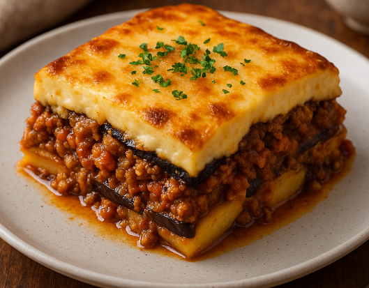 그리스 전통 음식 무사카 관련 사진