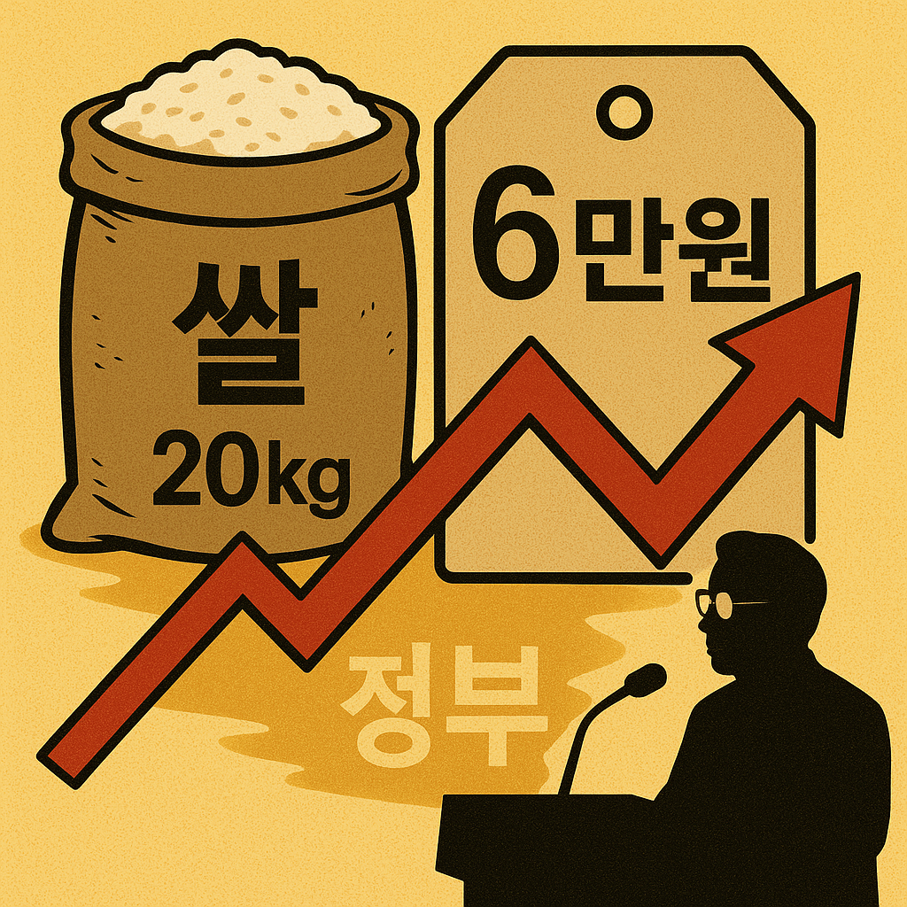 쌀 20㎏ 가격 6만원 돌파…정부 “필요 시 추가 대책 검토”