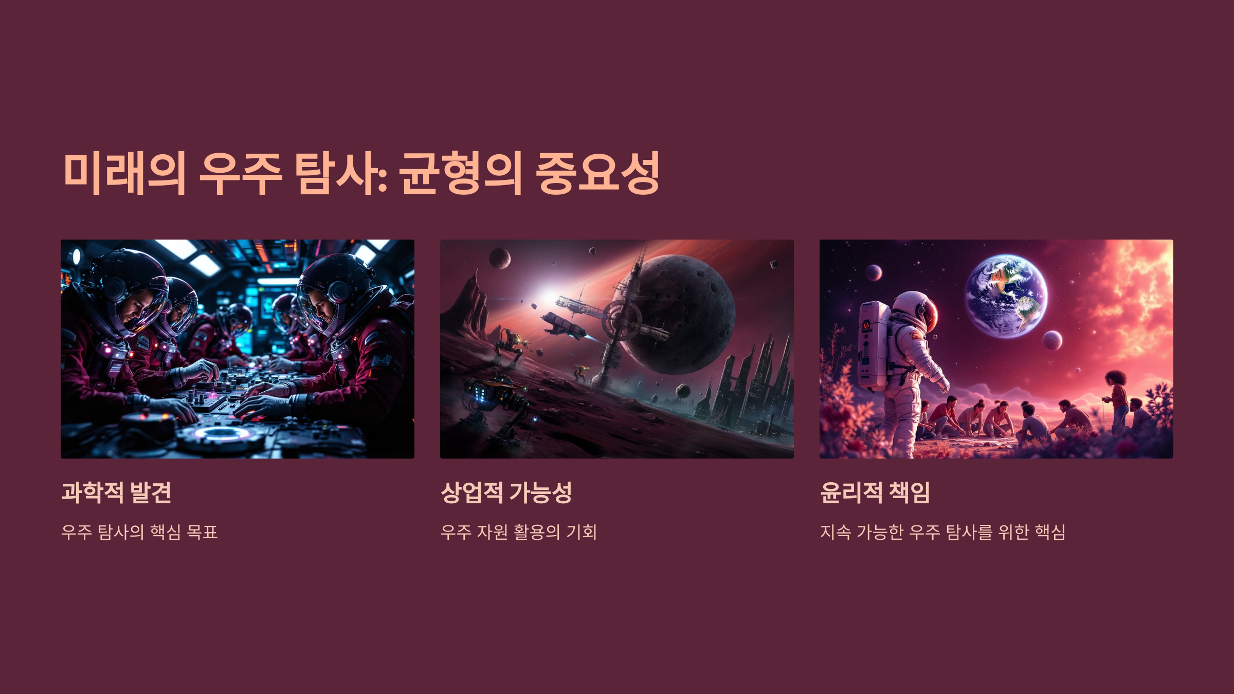 alt=미래의 우주 탐사