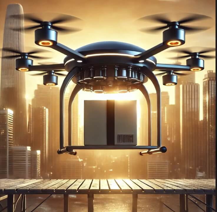 드론 배송 관련 사진