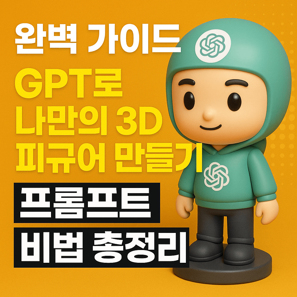 gpt 피규어 그림 프롬프트 블로그 섬네일