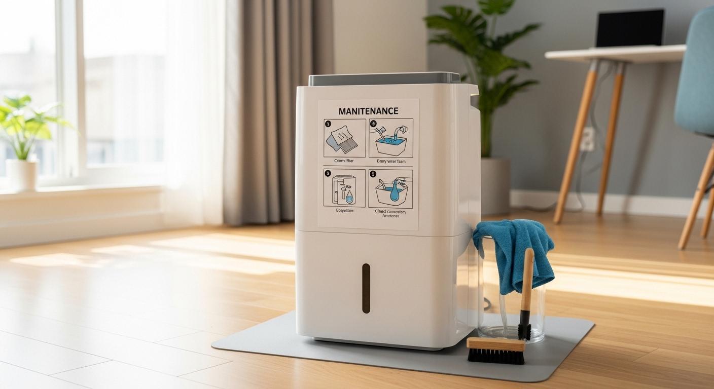 건조함 원룸 제습기 관리 방법