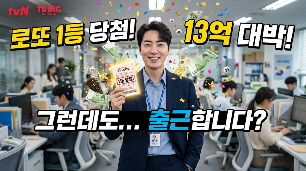 로또 1등 당첨 13억 대박 그런데도 출근합니다