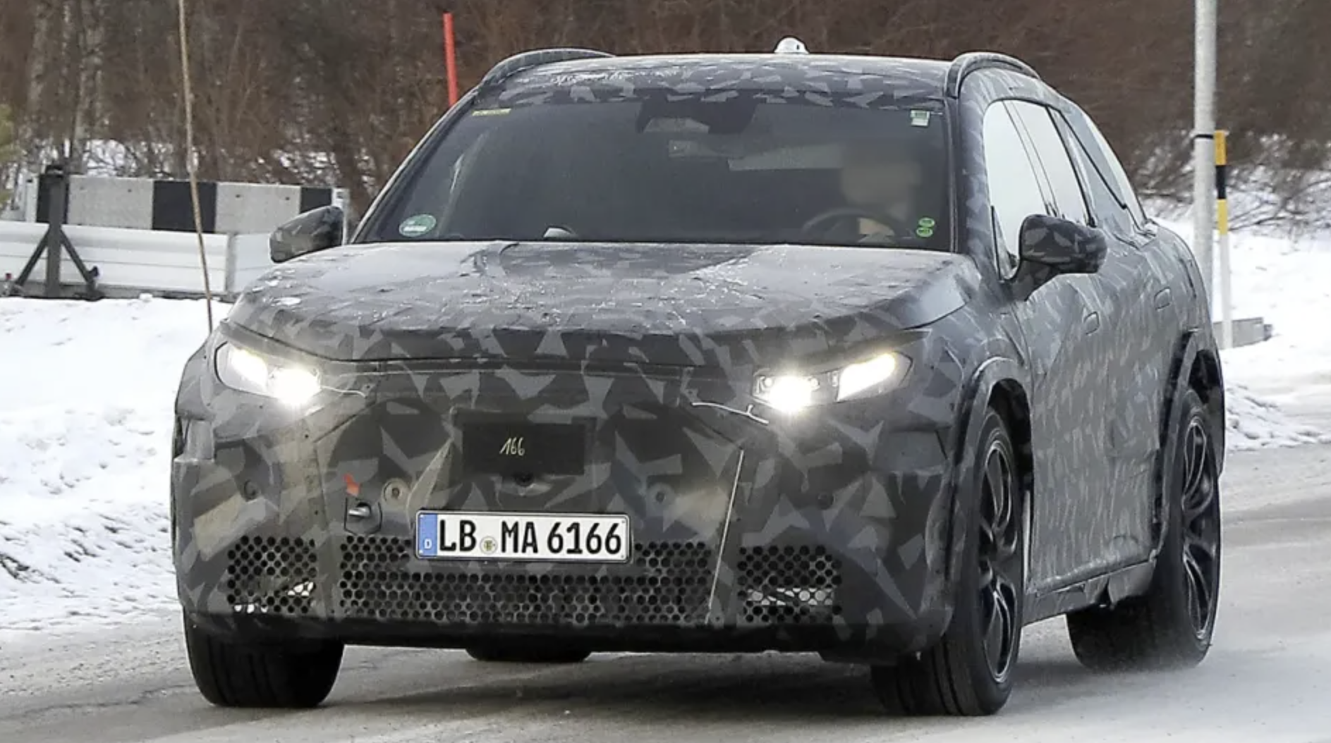 메르세데스-AMG 전기 SUV 테스트카