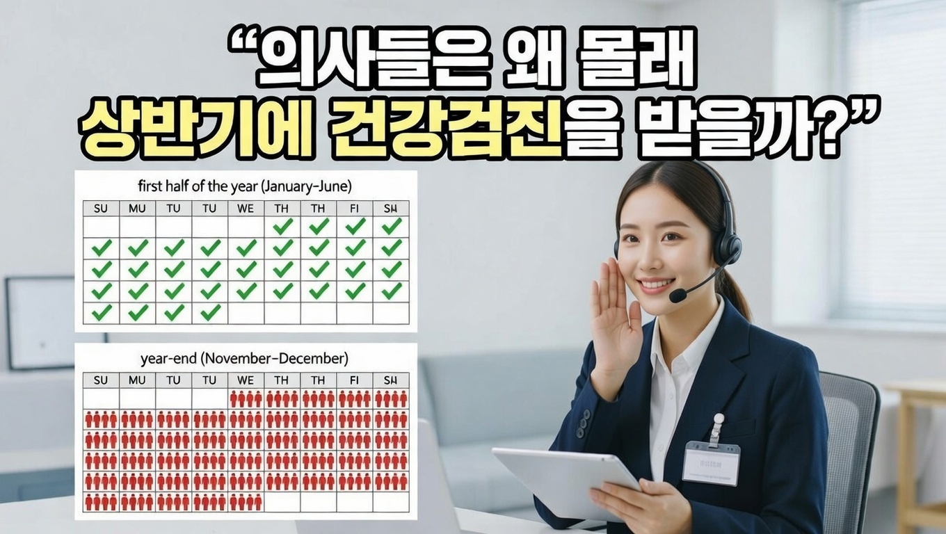 의사들은 왜 몰래 상반기에 건강검진을 받을까
