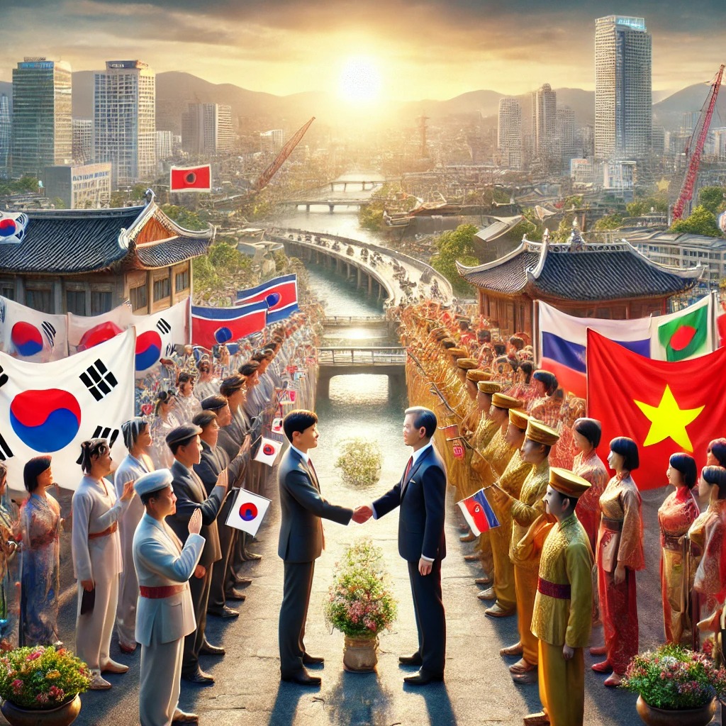 한극과 베트남 사이의 친선과 협력 관계 개선