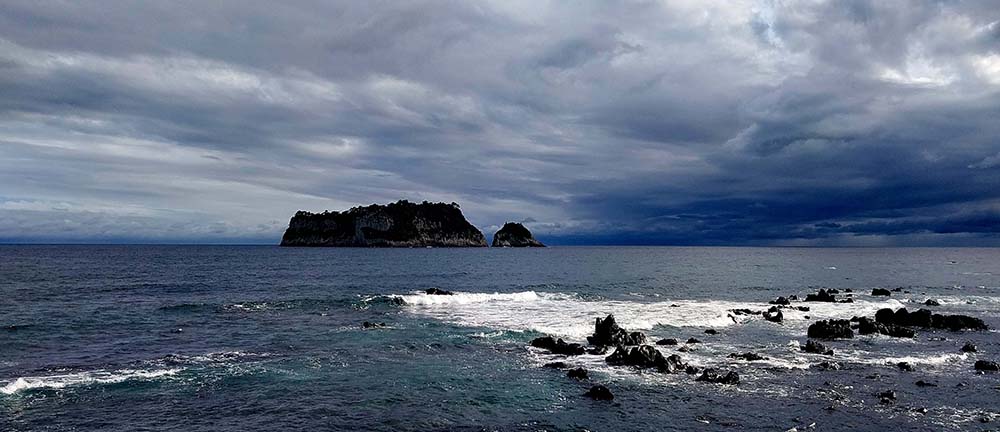 제주 법환바다 일몰