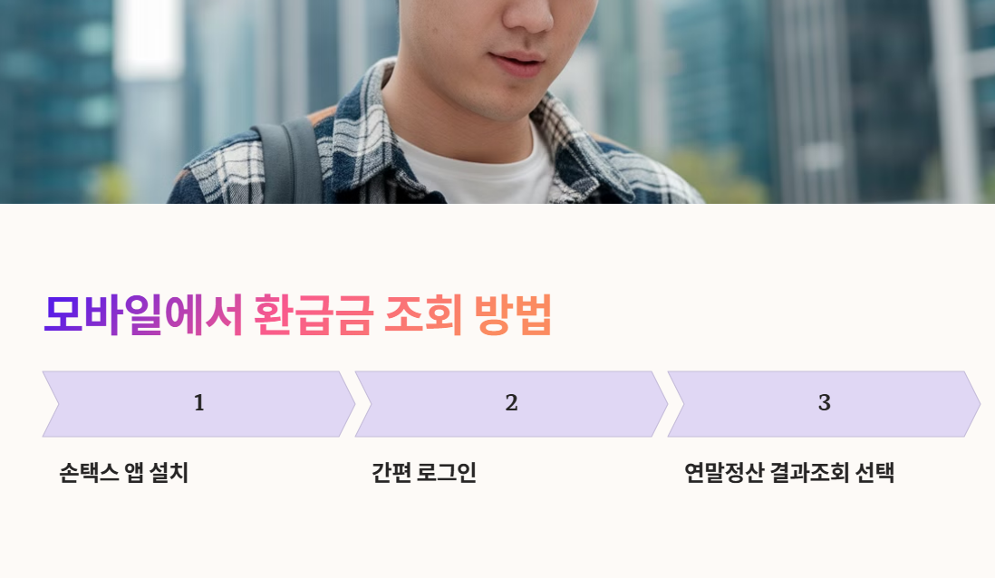 모바일에서 조회하는 방법