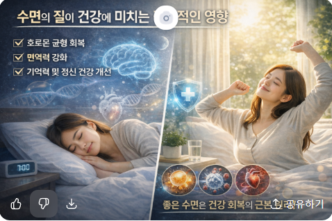 수면의 질에 관한 사진