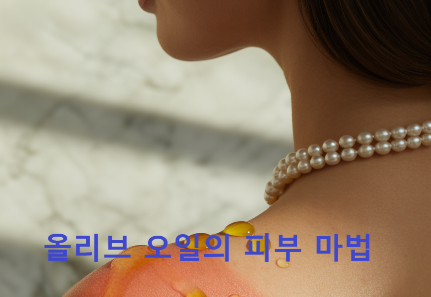 올리브 오일, '먹지 말고 바르세요'? 피부 건강에 미치는 놀라운 영향