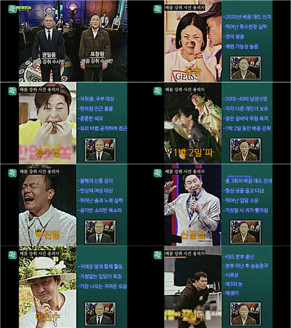 &#39;2023 KBS연예대상&#39; 대상후보 7인을 공개했다. [사진=KBS]