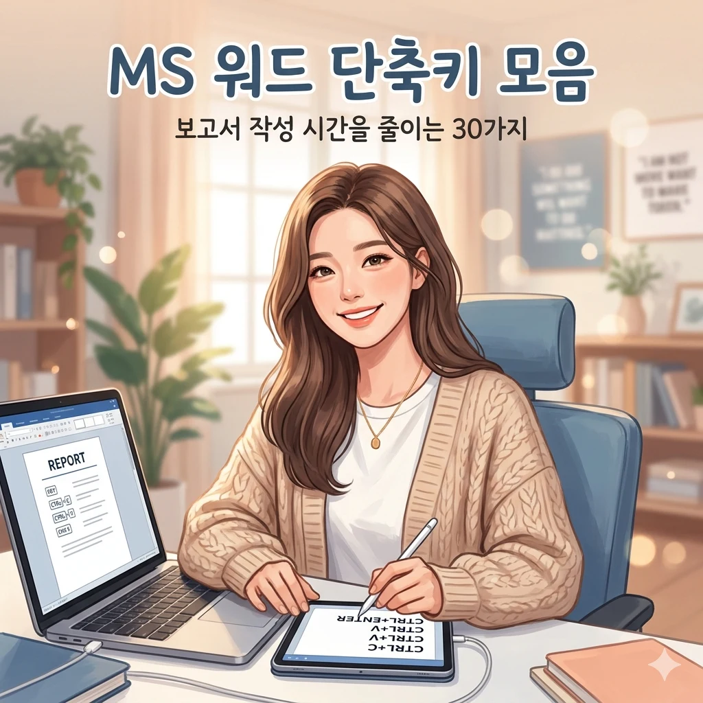 MS 워드 단축키 모음 보고서 작성 시간을 줄이는 30가지
