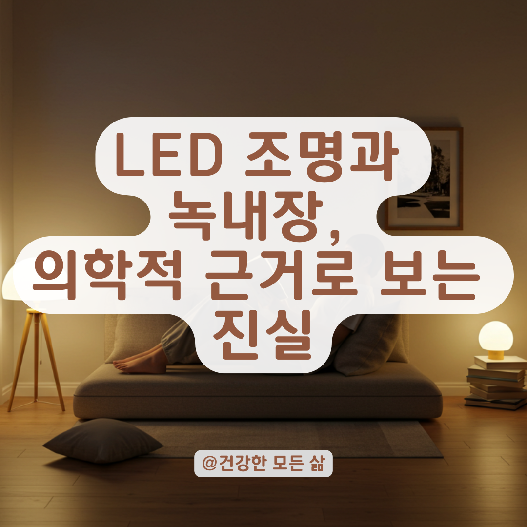 LED 조명과 녹내장 우려, 실제 의학정보 기준으로 따져보기.
