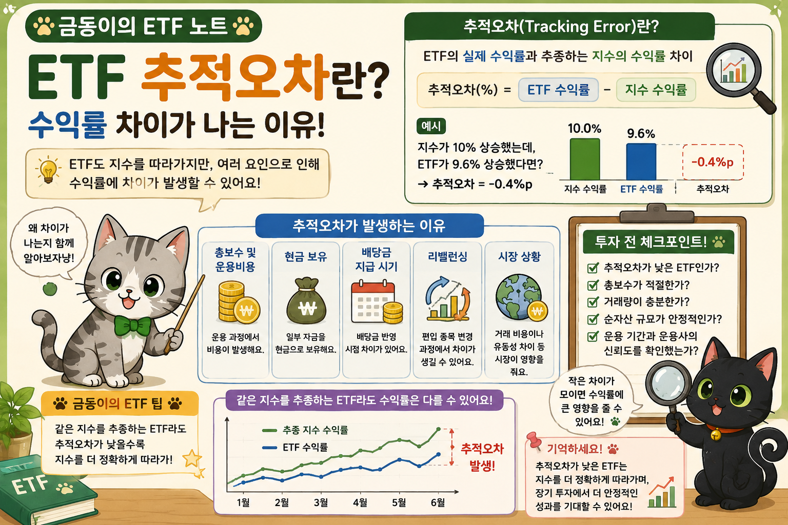 국내 주식 추적오차 관련 내용