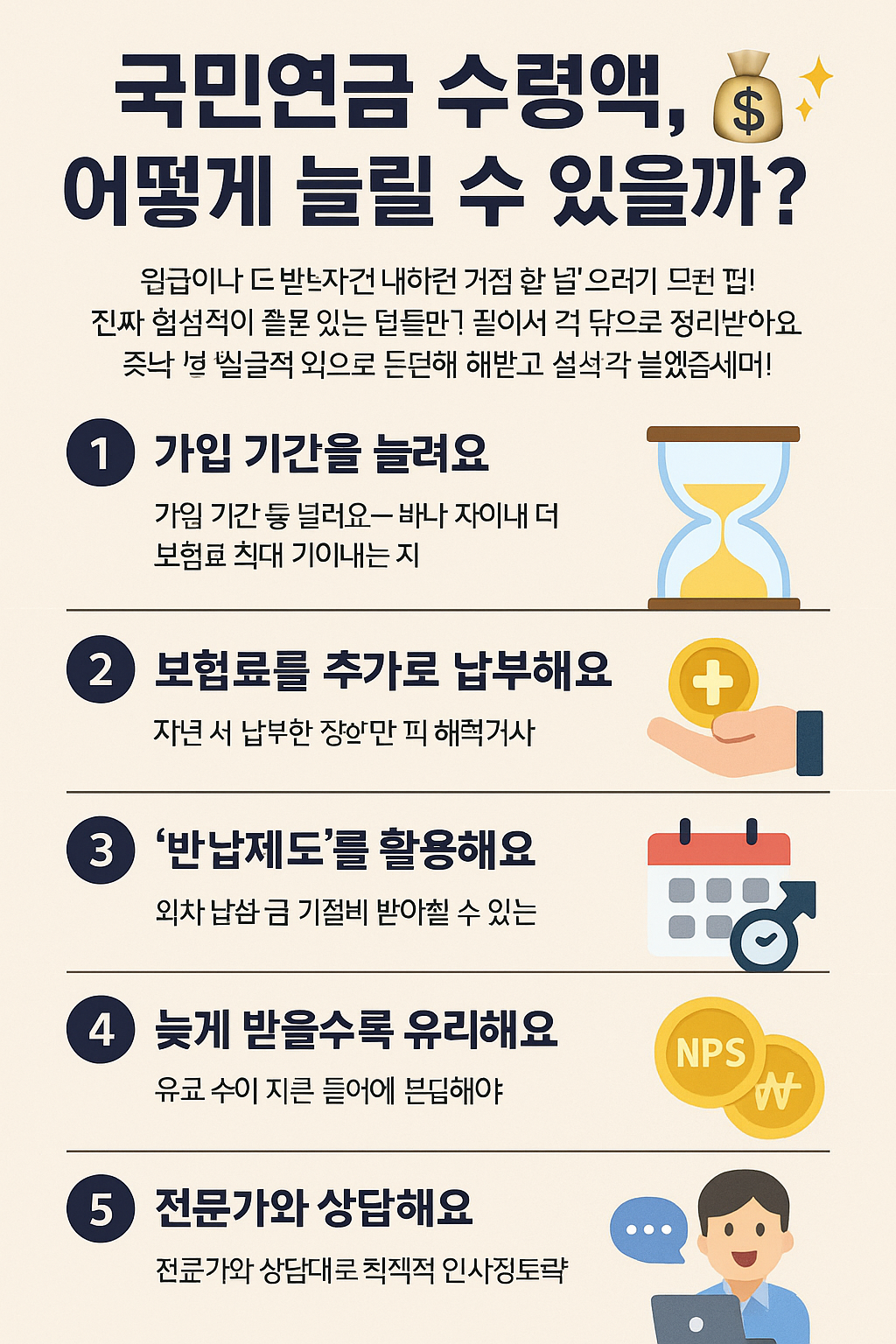 국민연금 수령액, 진짜 더 받을 수 있나?