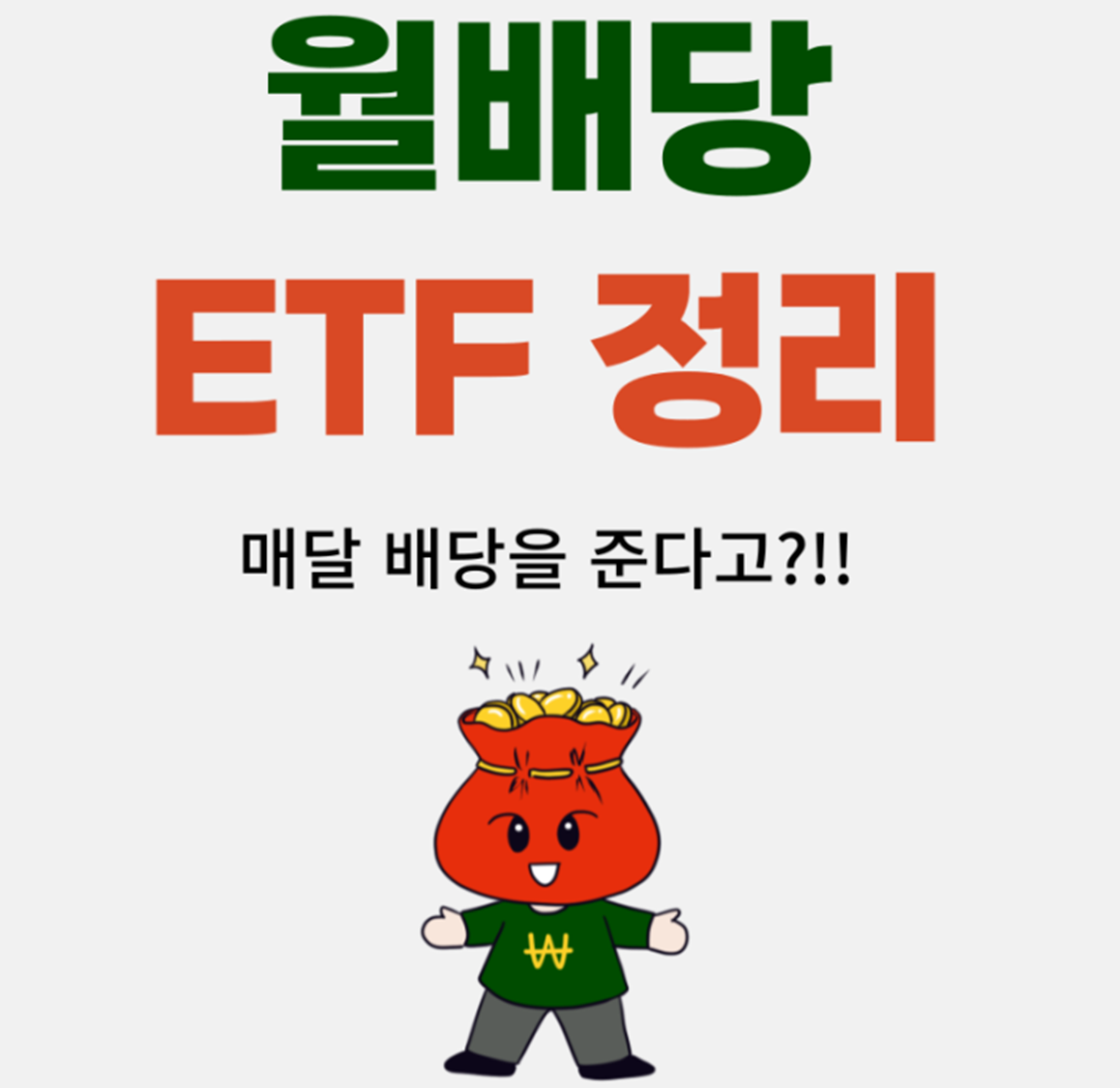 월배당etf