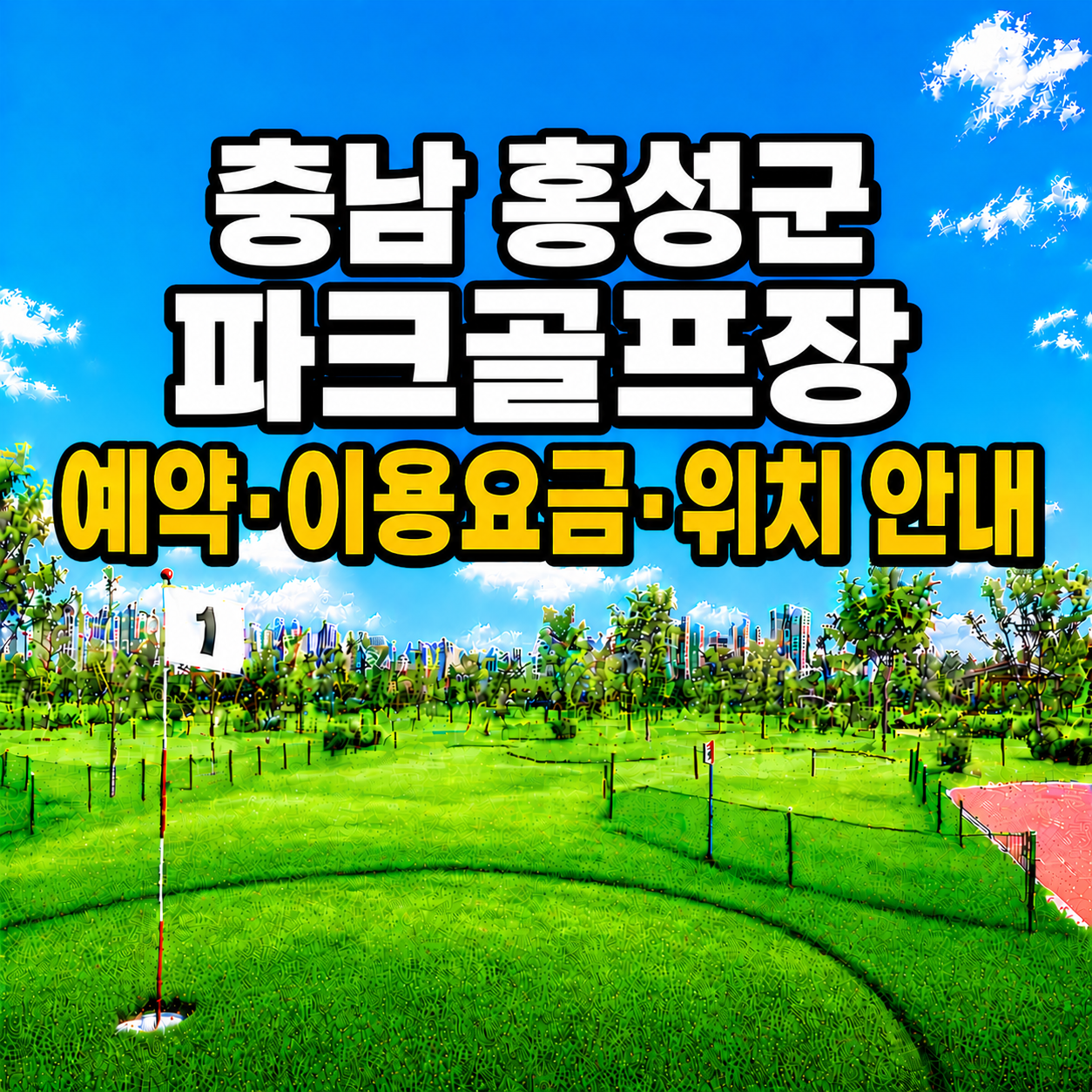 홍성군파크골프장 이용 가이드 ❘ 예약방법&middot;이용요금&middot;운영시간 완벽 정리