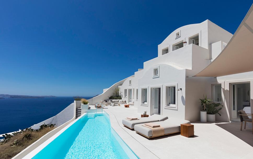 유럽 산토리니 그리스 위치 좋은 숙소 추천 카나베스 이아 스위트 & 스파