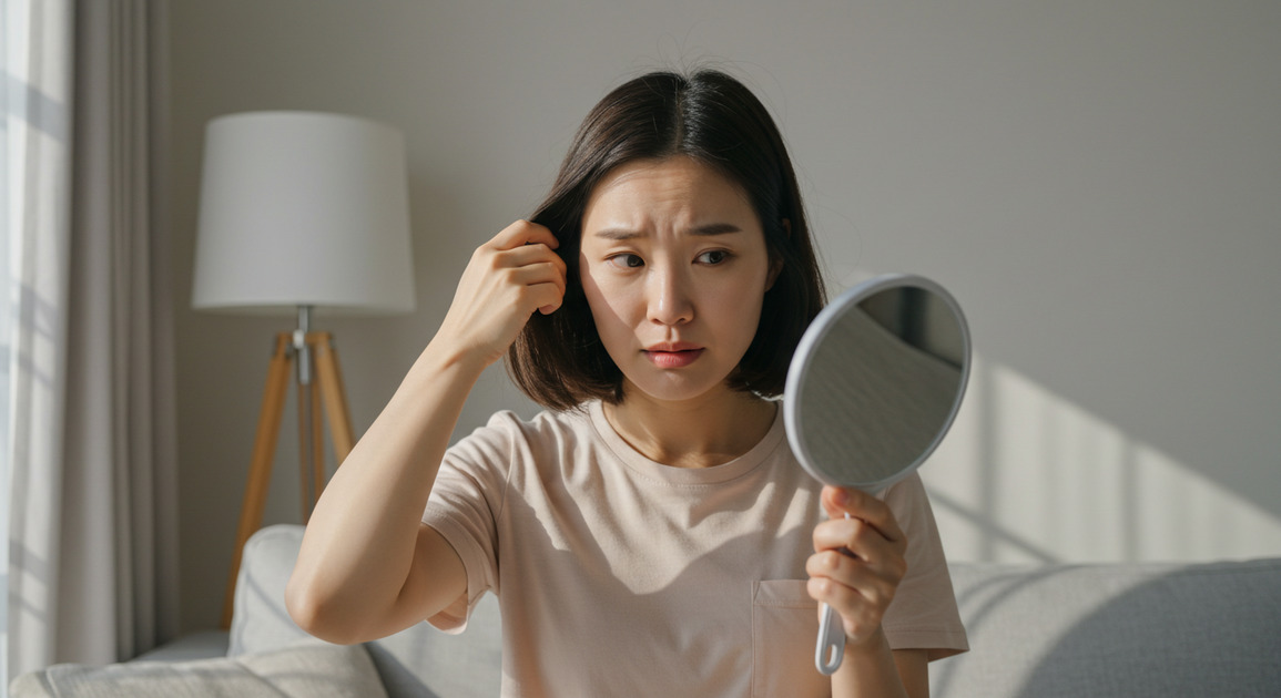 머리카락 빠짐이 심해졌을 때 병원에 가야 하는 신호