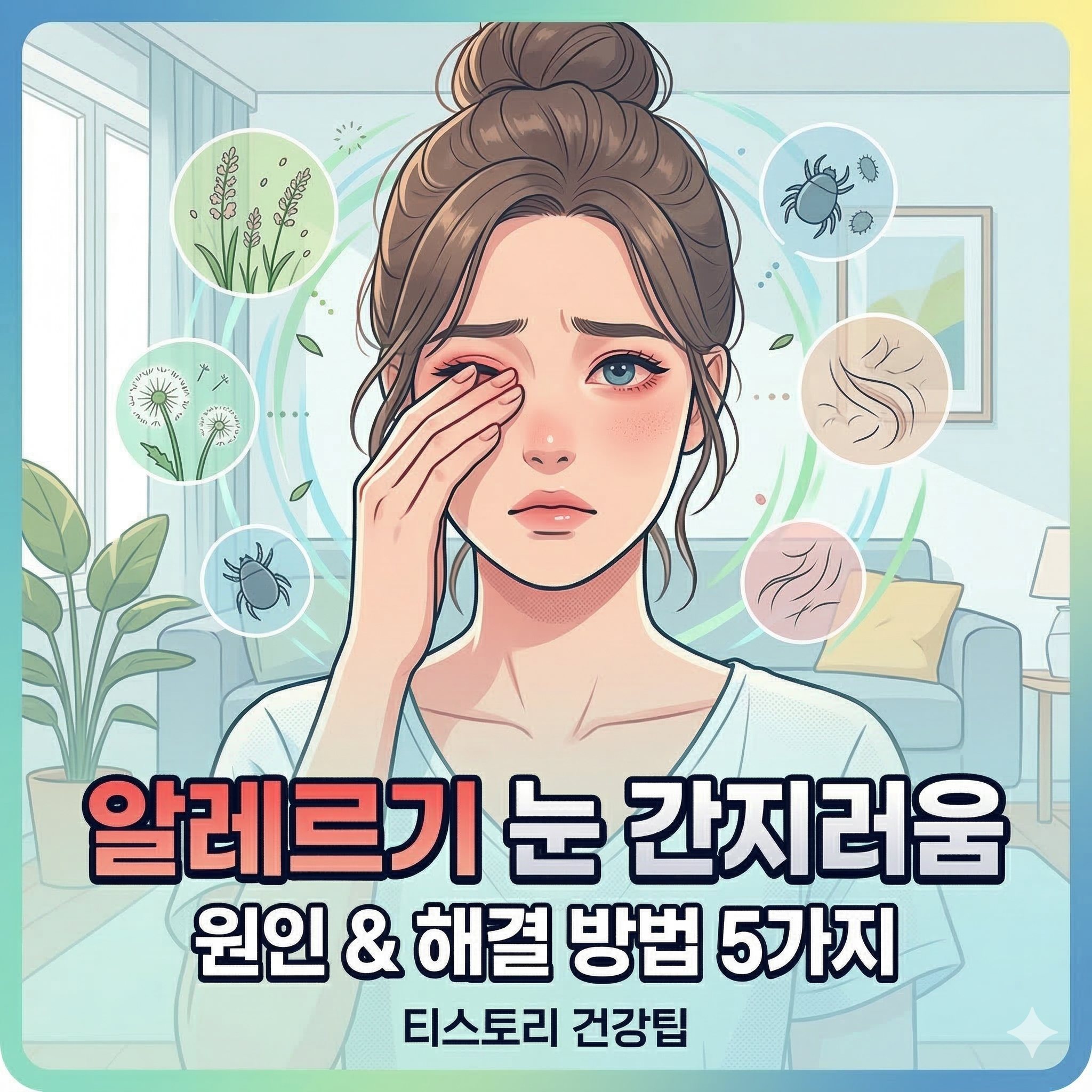 알레르기 눈 간지러움 원인과 확실한 해결 방법 5가지